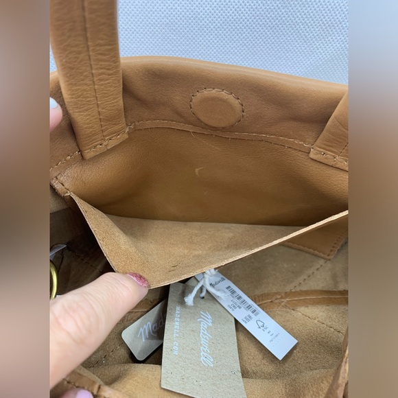 NWT Madewell The Piazza Mini Crossbody Bag. Timber Beam Color - Picture 11 of 12